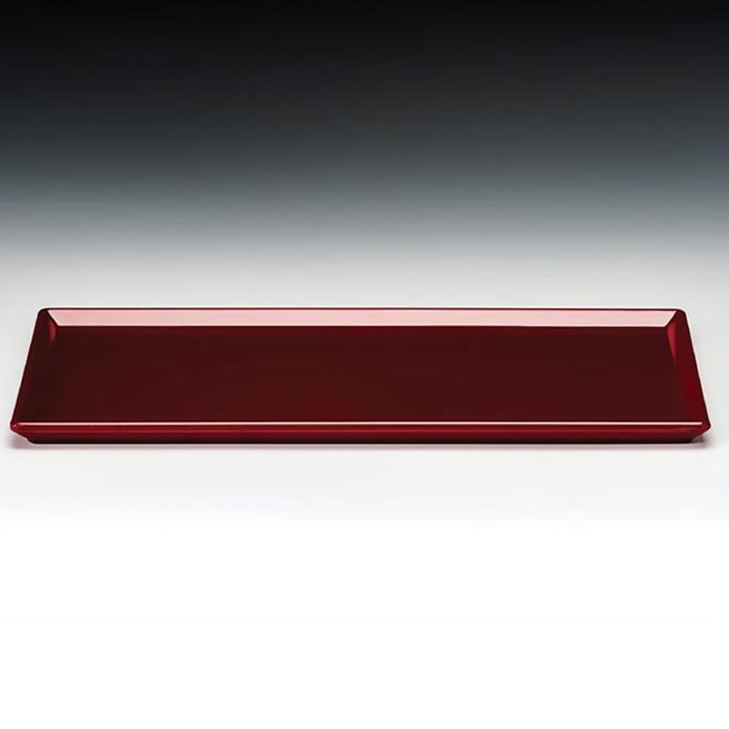 Zicco K-2044 Melamin Teşhir Tabağı, 18x35 cm, Kırmızı — Zicco