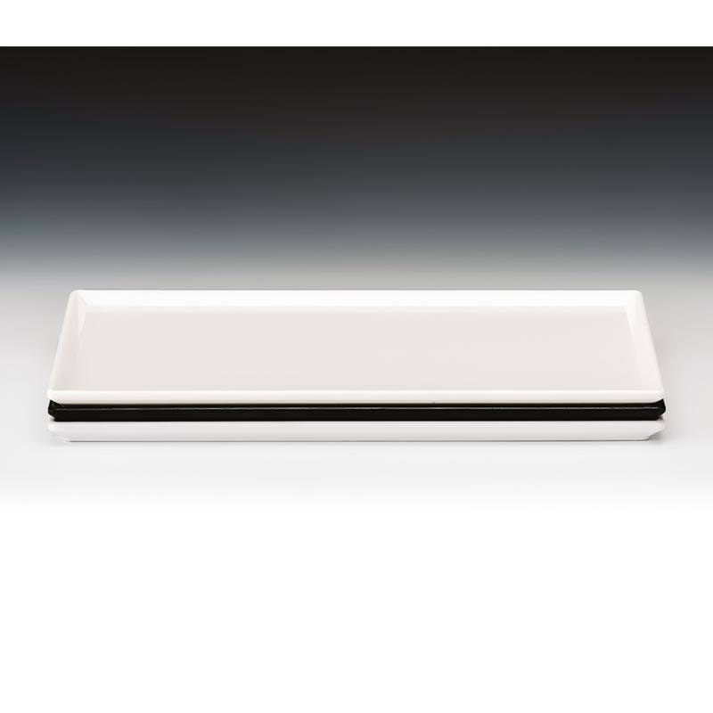 Zicco K-2044 Melamin Teşhir Tabağı, 18x35 cm, Mavi — Zicco