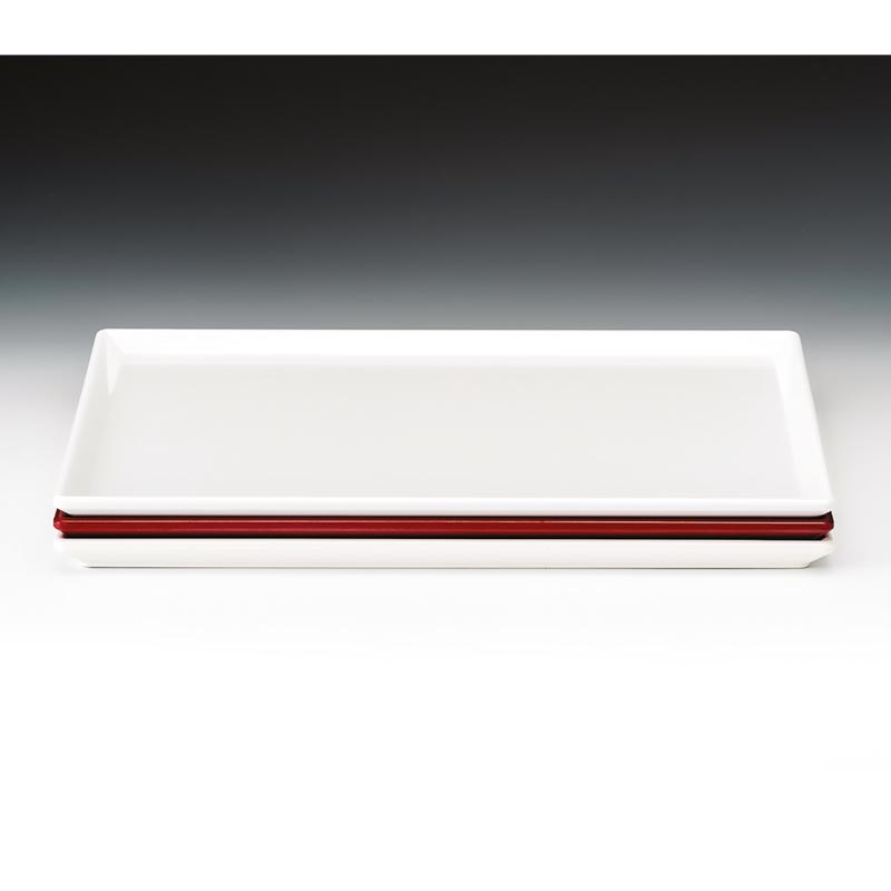 Zicco K-2045 Teşhir Tabağı, Melamin, 25x35 cm, Kırmızı — Zicco