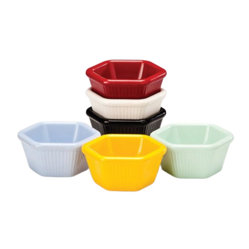Zicco K-4006 Altıgen Mini Sosluk Reçellik, 7x3 cm, Yeşil — Zicco