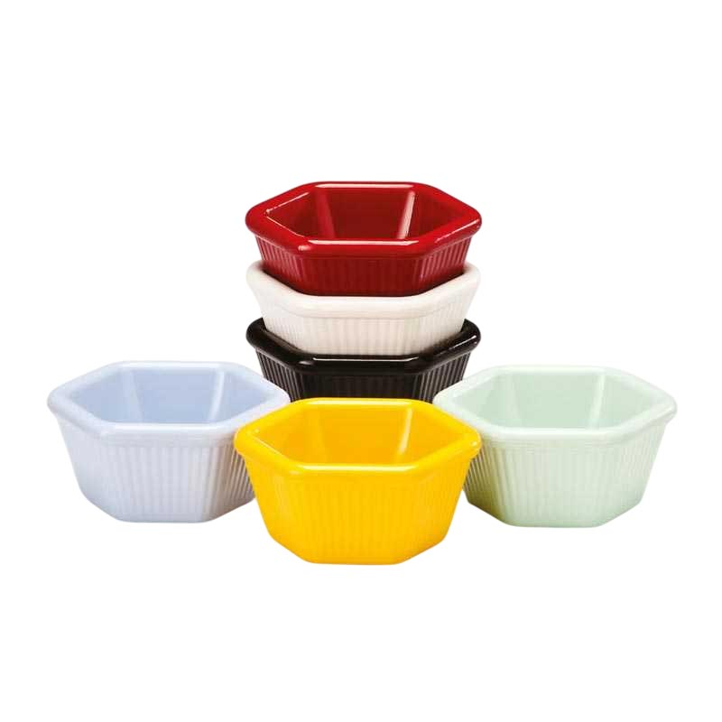 Zicco K-4006 Mini Altıgen Sosluk Reçellik, 7x3 cm, Sarı — Zicco