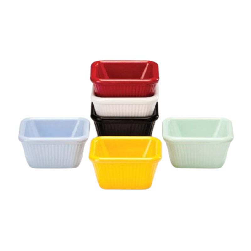 Zicco K-5006 Köşeli Mini Sosluk Reçellik, 7x3 cm, Kırmızı — Zicco — Görsel 2