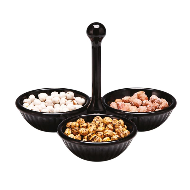 Zicco K-696 Melamin Çerezlik, 3'lü, Siyah