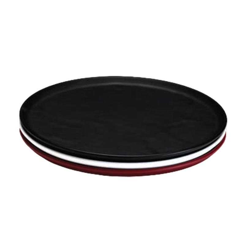 Zicco K-9300 Taş Model Melamin Teşhir Tepsisi, 32 cm, Krem — Zicco