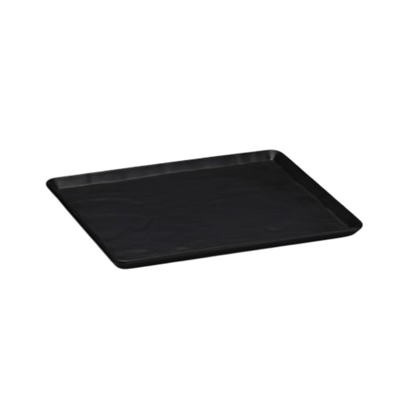 Zicco K-9350 Taş Model Melamin Teşhir Tabağı, 26x32 cm, Mavi — Zicco