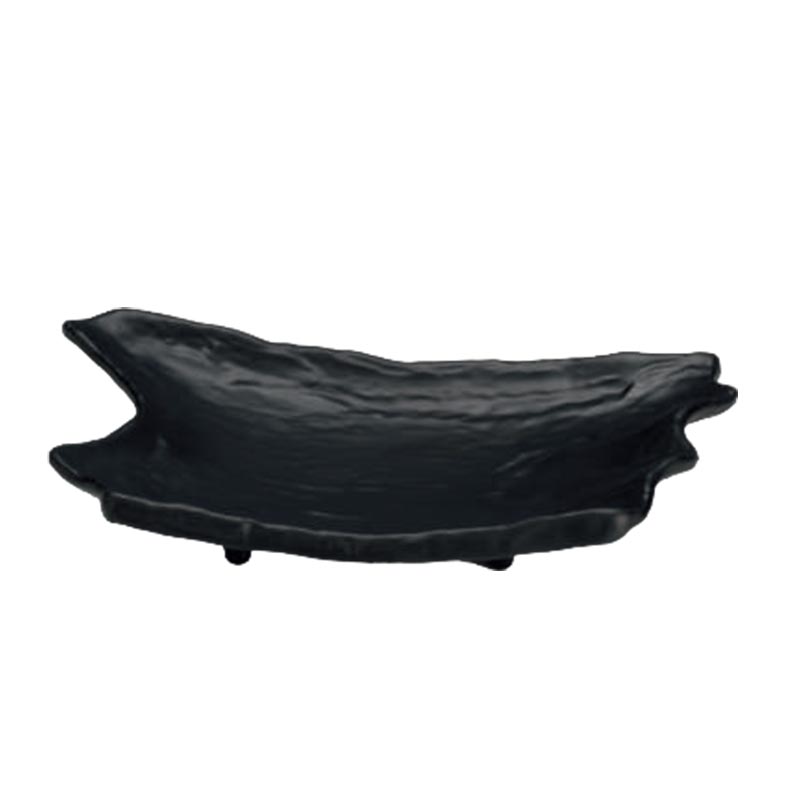Zicco K-9700 Taş Model Melamin Teşhir Tabağı, 18x27.5 cm, Yeşil — Zicco