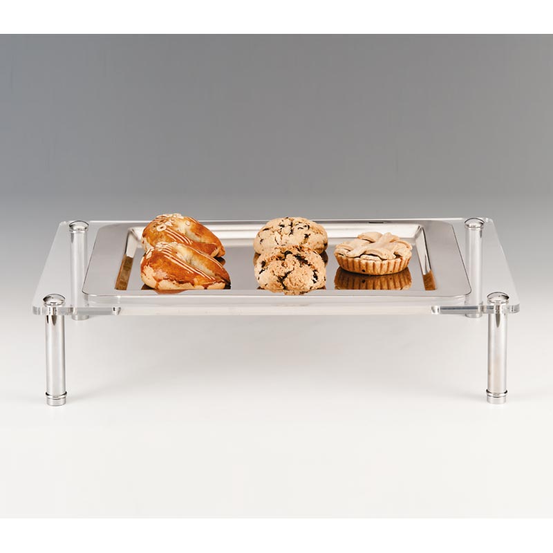 Zicco ZCP-029 Çelik Tepsili Teşhir Standı, 55.5x35.5 cm — Zicco