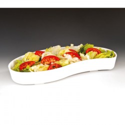 Zicco ZCP-299 Polikarbon Damla Teşhir Tabağı, 45x21x6.5 cm, Beyaz — Zicco — Görsel 2