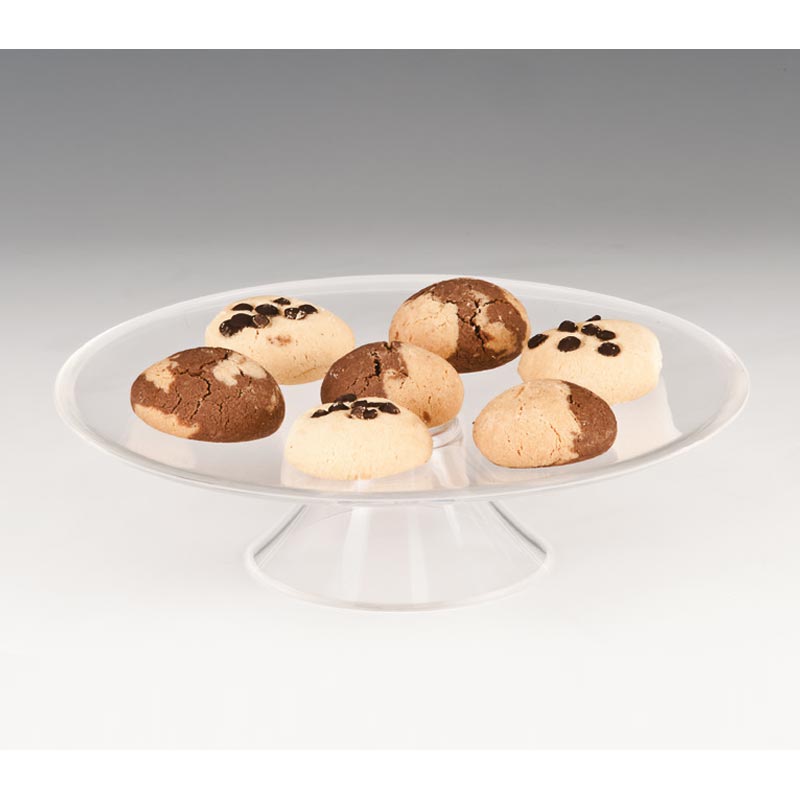 Zicco ZCP-358 Akrilik Pasta Standı, Ayaklı, Akrilik, 24 cm