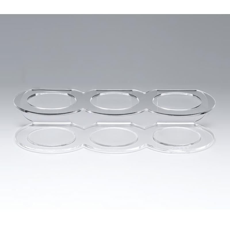 Zicco ZCP-408 İçin Düz Sosluk Standı, 3'lü, Akrilik — Zicco