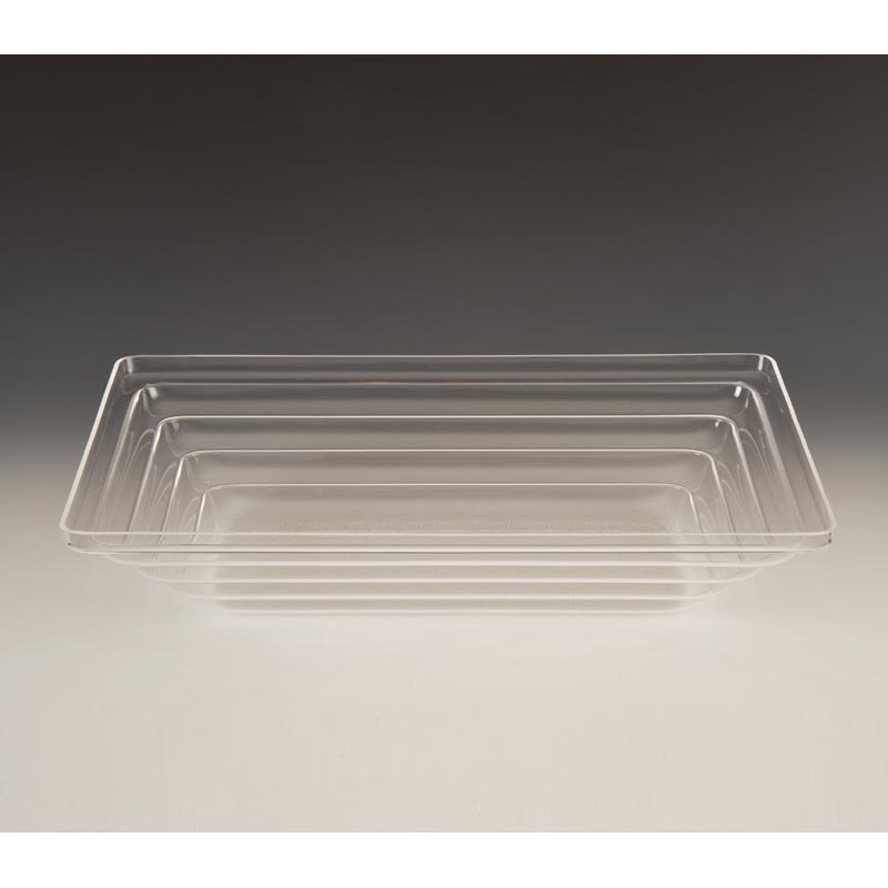 Zicco ZCP-426 Akrilik Teşhir Kasesi, 43.5x28.5 cm, Şeffaf — Zicco