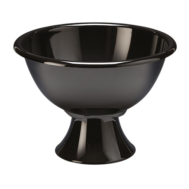 Zicco ZCP-514 Ayaklı Polikarbon Teşhir Kasesi, 45 cm, Siyah