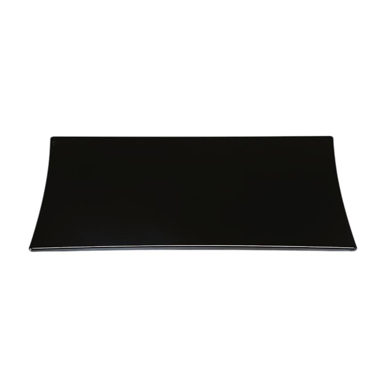 Zicco ZCP-623 Polikarbon Teşhir Tabağı, 25x25 cm, Siyah — Zicco