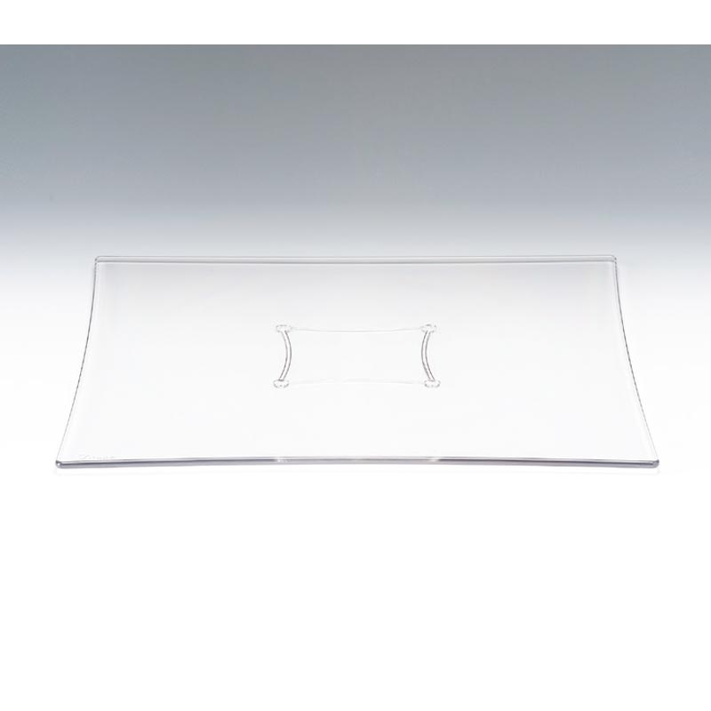 Zicco ZCP-624 Polikarbon Teşhir Tabağı, 30x30 cm, Şeffaf — Zicco
