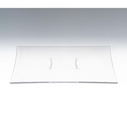 Zicco ZCP-624 Polikarbon Teşhir Tabağı, 30x30 cm, Şeffaf — Zicco — Görsel 2