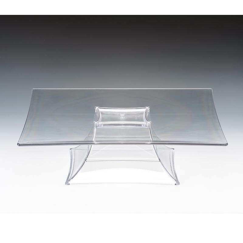 Zicco ZCP-629 Ayaklı Polikarbon Teşhir Standı, 35x35x10.5 cm, Şeffaf