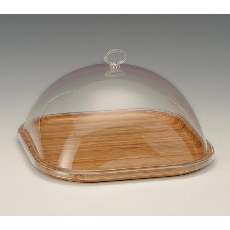 Zicco ZCP-696 Akrilik Kapaklı Ahşap Altlı Fanus, 25x25 cm — Zicco