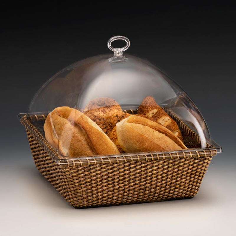 Zicco ZCP-797 Rattan Sepetli Polikarbonat Kapaklı Fanus, 29x29 cm — Zicco