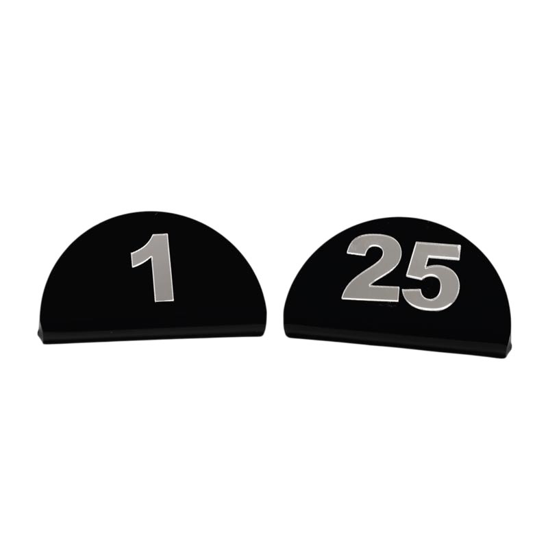 Zicco ZCP-809 Akrilik Masa Numarası, 1-25 Arası, 10x5 cm