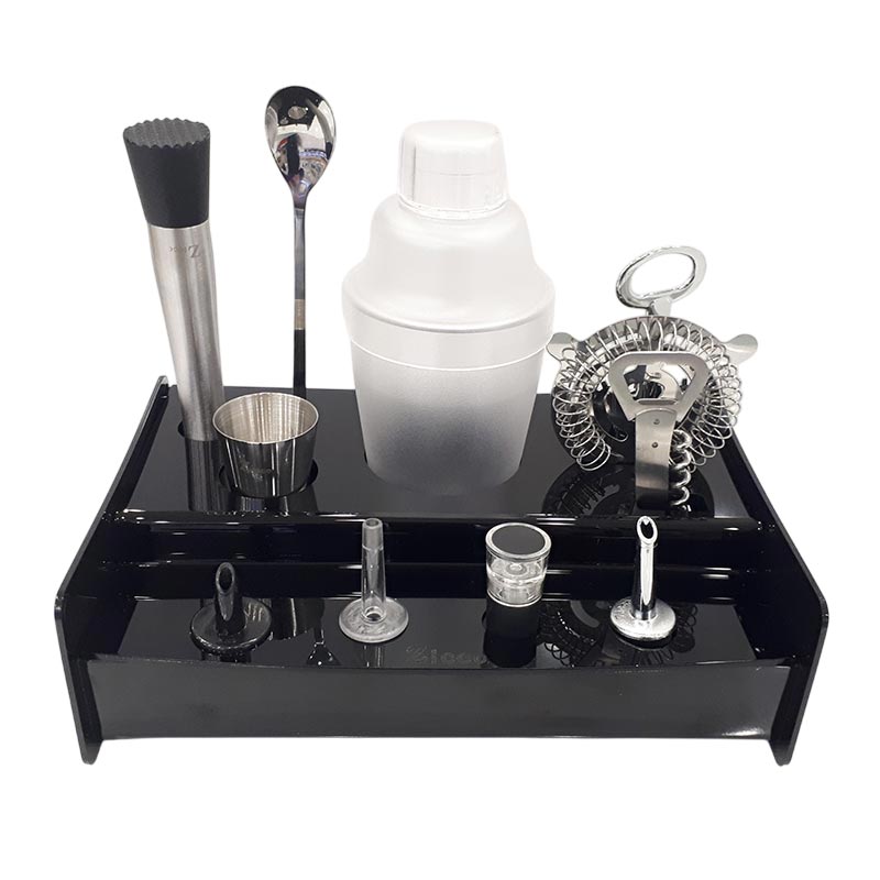 Zicco ZCP-836 Bar Kokteyl Seti, Polikarbon Shakerlı, 11 Parça