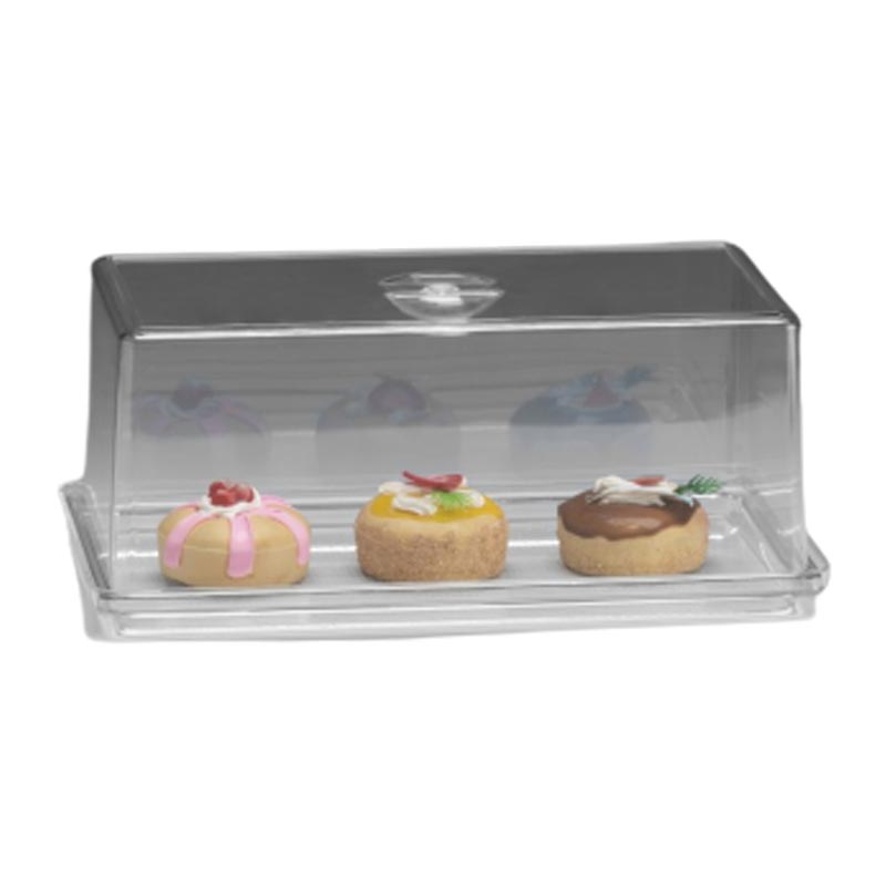 Zicco ZCP-851 Polikarbon Kapaklı Akrilik Kek Fanusu,19x36x15 cm — Zicco