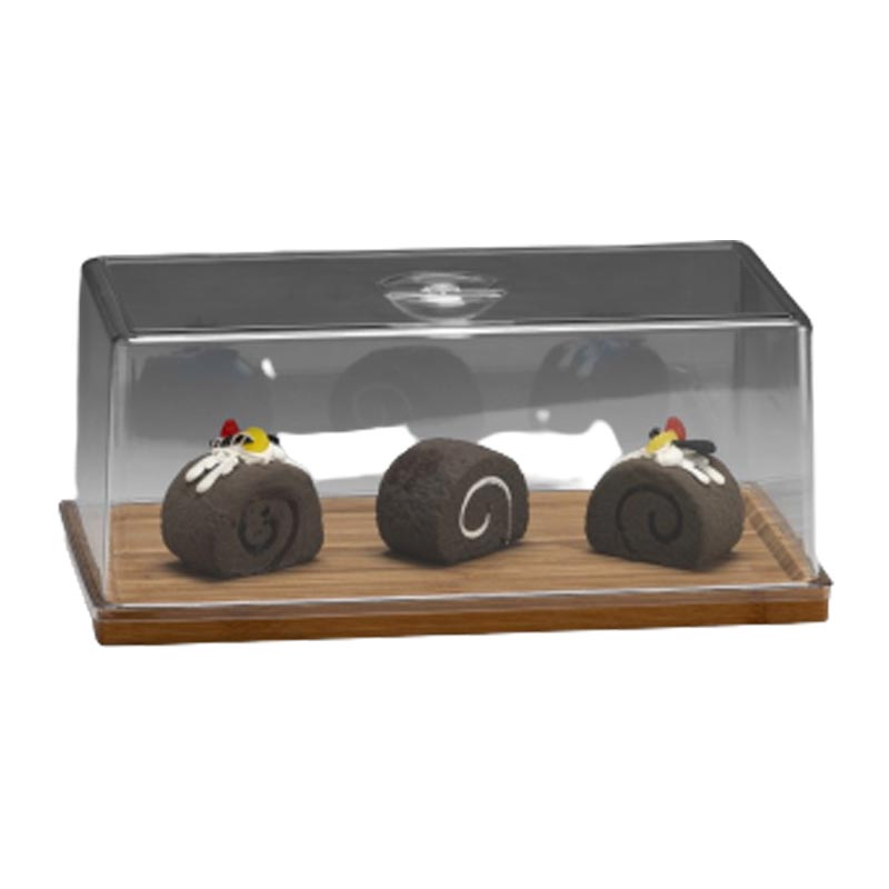 Zicco ZCP-852 Polikarbon Kapaklı Bambu Fanus,18x35x15 cm — Zicco