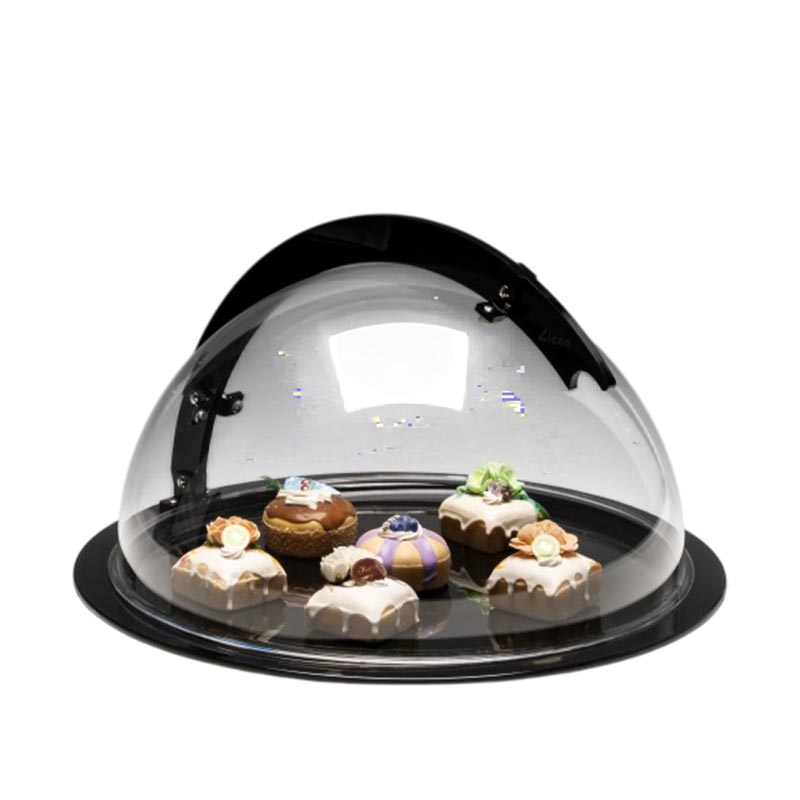 Zicco ZCP-857 Sabit Kapaklı Polikarbon Fanus, 50x26 cm, Siyah — Zicco